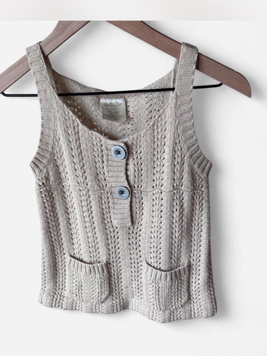 Matilda Jane Other - Matilda Jane 6/8 Y knit top cream summer girls top boutique crochet